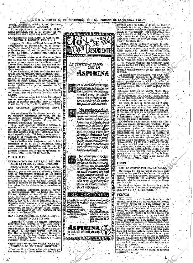 ABC MADRID 15-11-1951 página 30