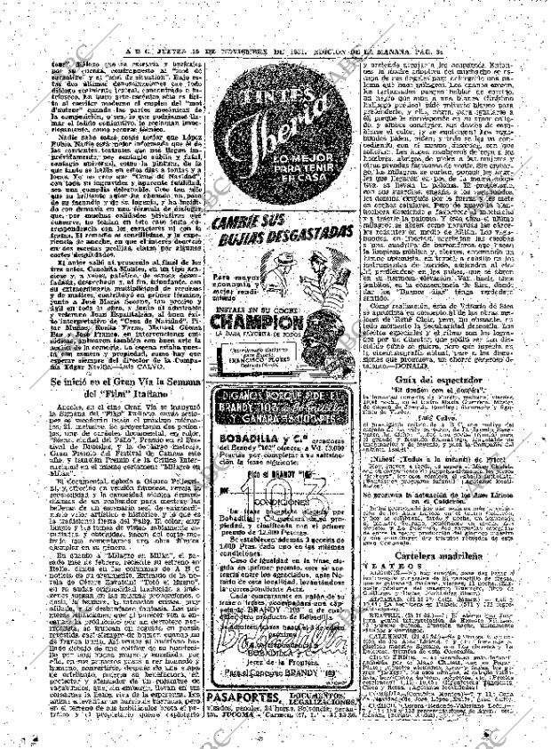 ABC MADRID 15-11-1951 página 32