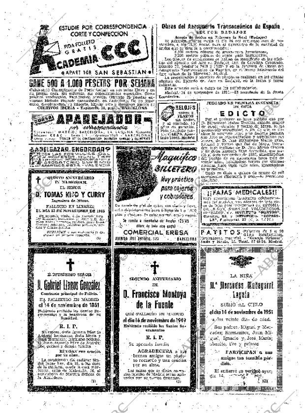 ABC MADRID 15-11-1951 página 37