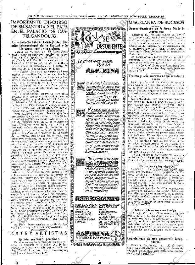 ABC SEVILLA 16-11-1951 página 14