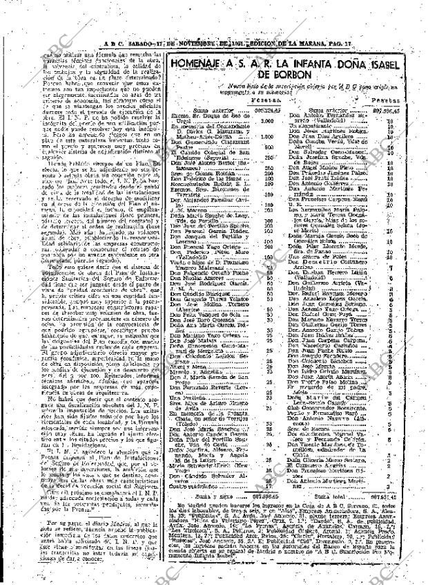 ABC MADRID 17-11-1951 página 17