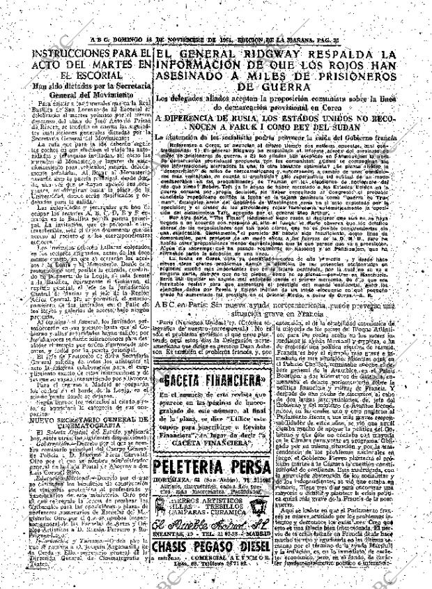 ABC MADRID 18-11-1951 página 35