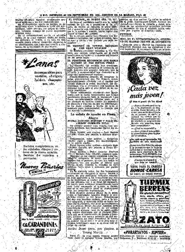 ABC MADRID 18-11-1951 página 48