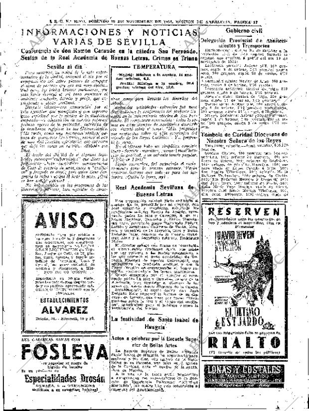 ABC SEVILLA 18-11-1951 página 17