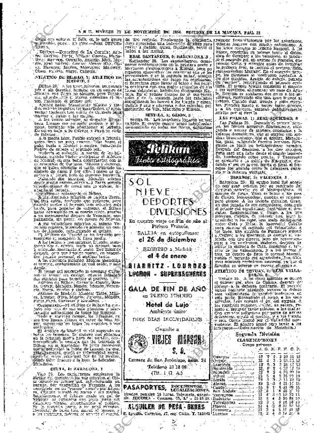 ABC MADRID 27-11-1951 página 31