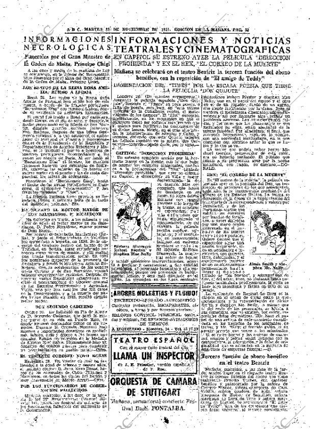 ABC MADRID 27-11-1951 página 33