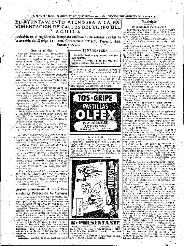 ABC SEVILLA 27-11-1951 página 17