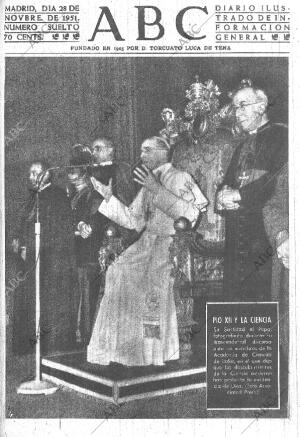 ABC MADRID 28-11-1951 página 1