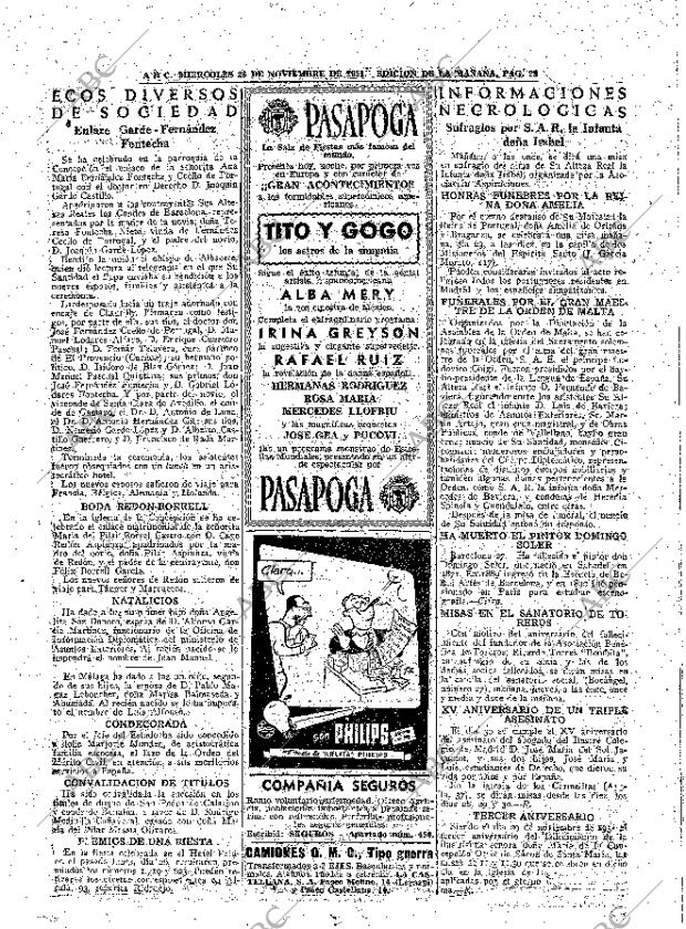 ABC MADRID 28-11-1951 página 28