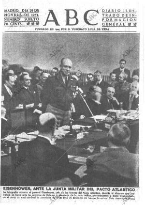 ABC MADRID 29-11-1951 página 1