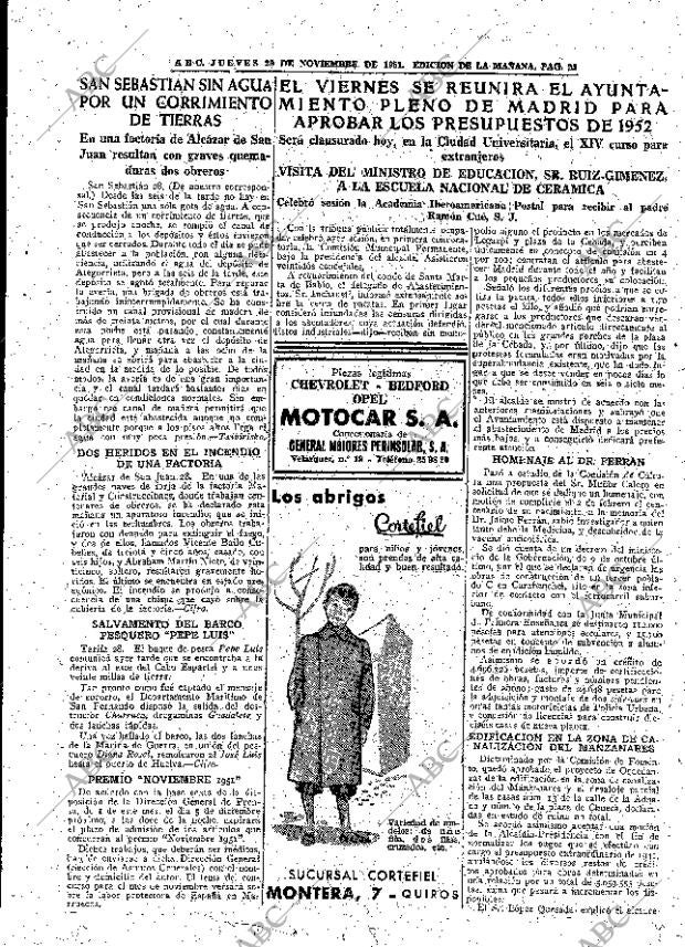ABC MADRID 29-11-1951 página 25
