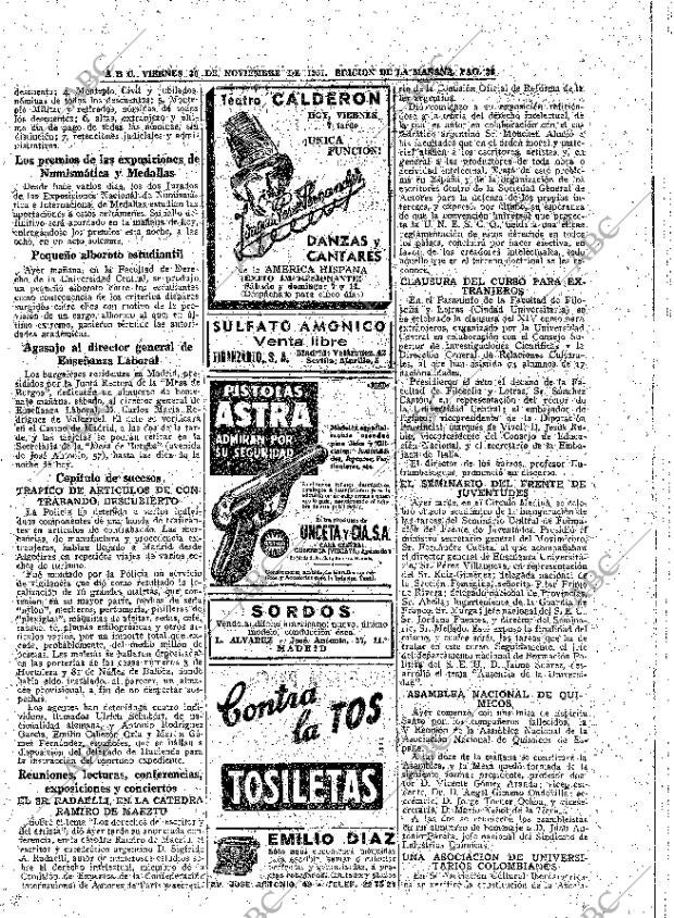 ABC MADRID 30-11-1951 página 24