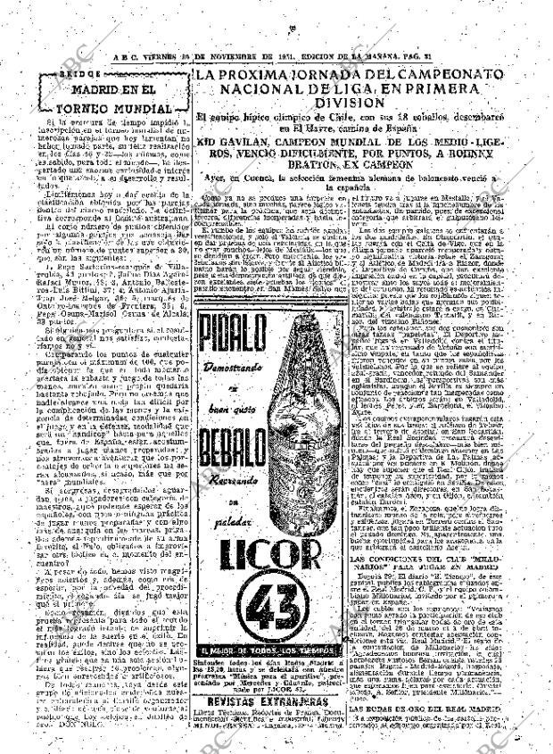 ABC MADRID 30-11-1951 página 31