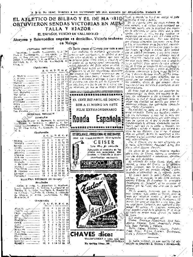 ABC SEVILLA 04-12-1951 página 19