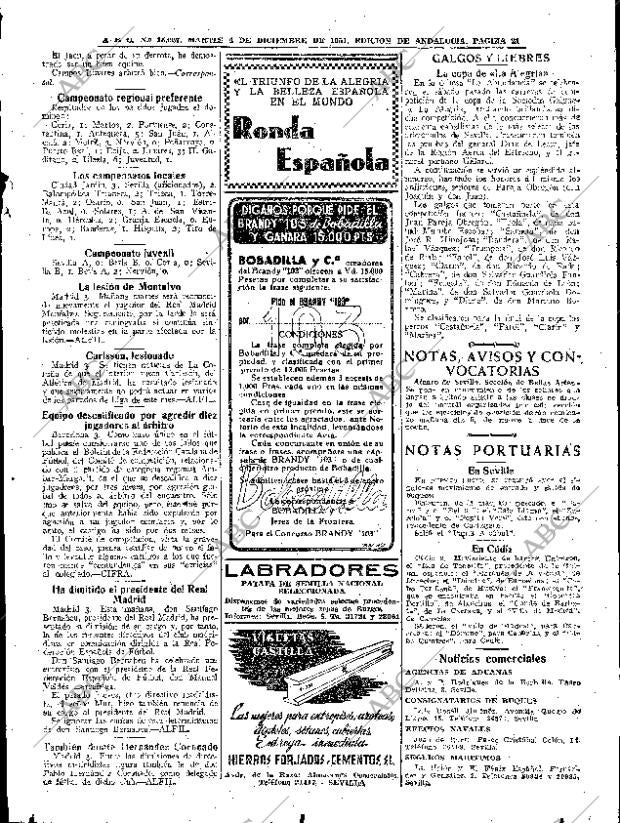 ABC SEVILLA 04-12-1951 página 21