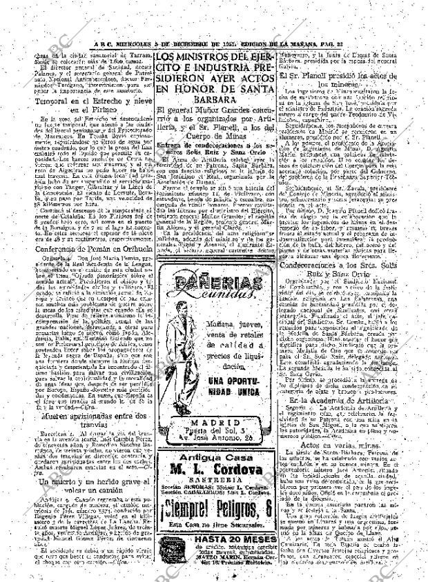 ABC MADRID 05-12-1951 página 22