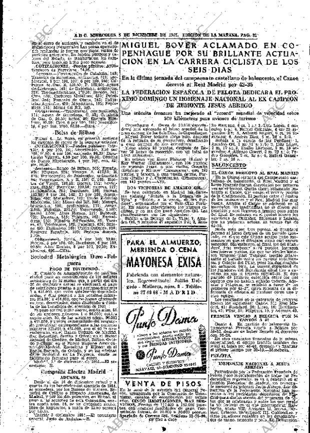 ABC MADRID 05-12-1951 página 31