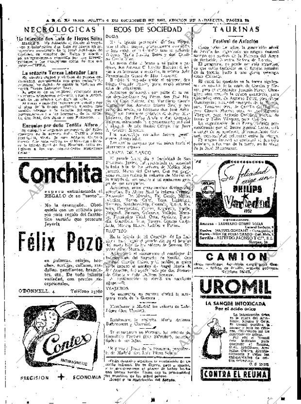 ABC SEVILLA 06-12-1951 página 16