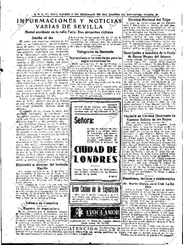 ABC SEVILLA 08-12-1951 página 19