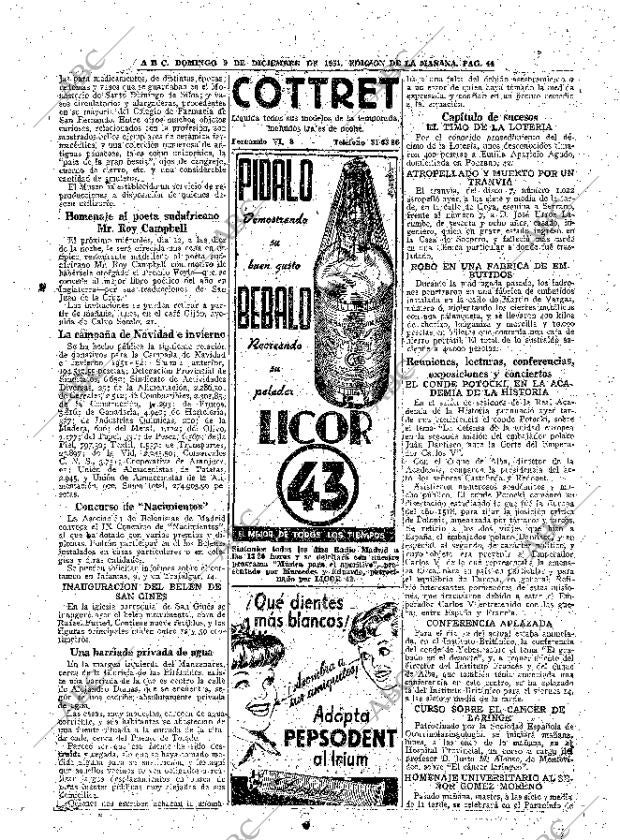 ABC MADRID 09-12-1951 página 44