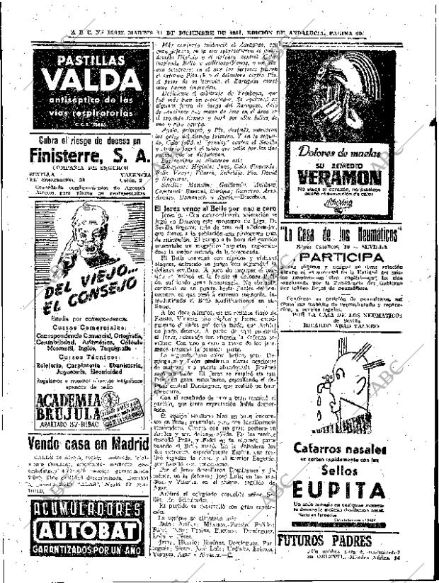 ABC SEVILLA 11-12-1951 página 20