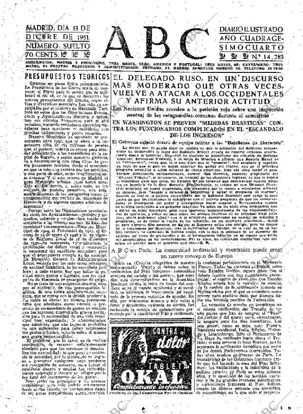 ABC MADRID 13-12-1951 página 25