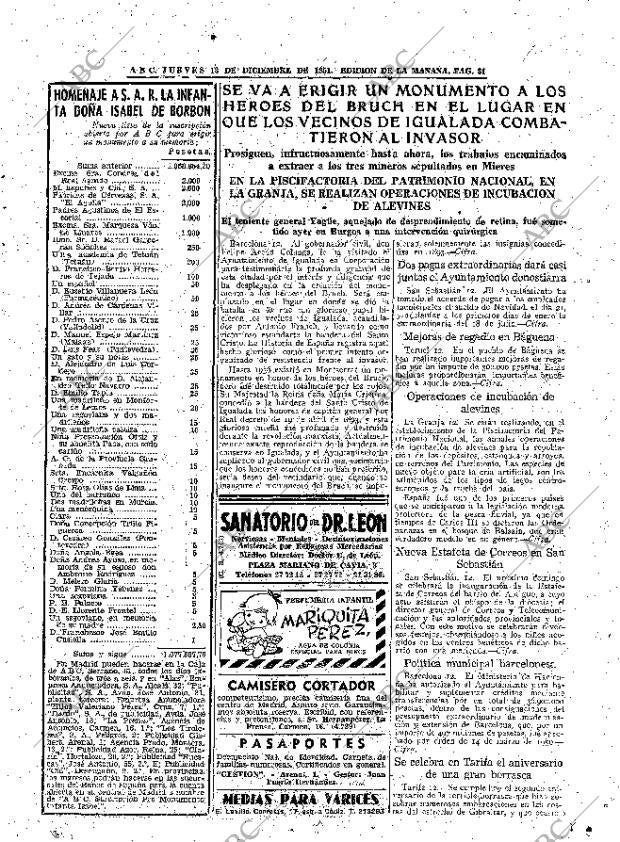 ABC MADRID 13-12-1951 página 31