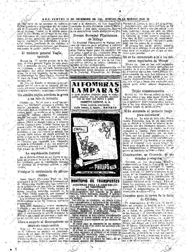 ABC MADRID 13-12-1951 página 32