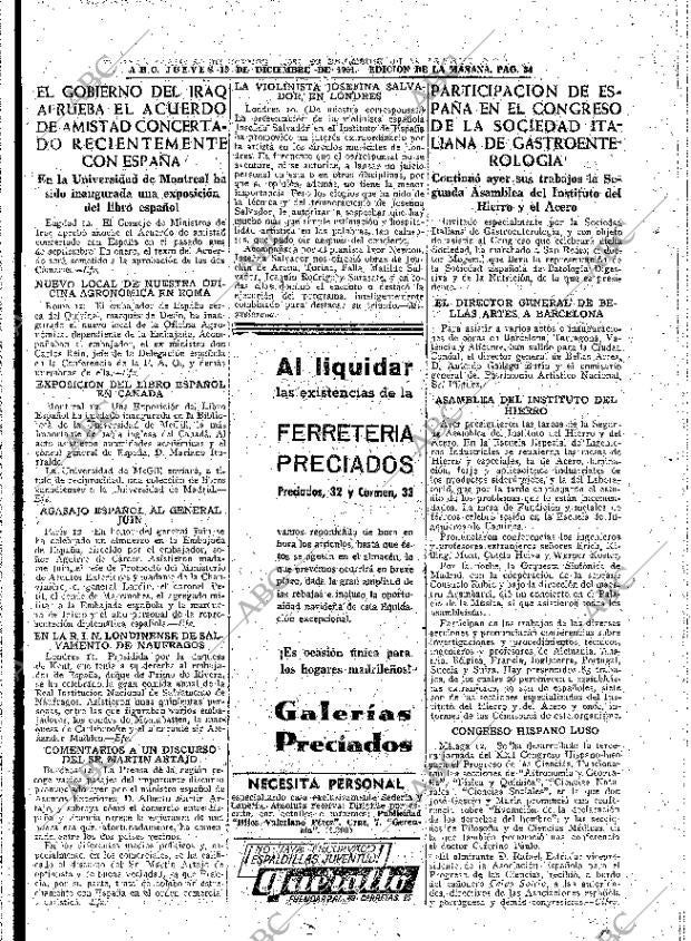 ABC MADRID 13-12-1951 página 34