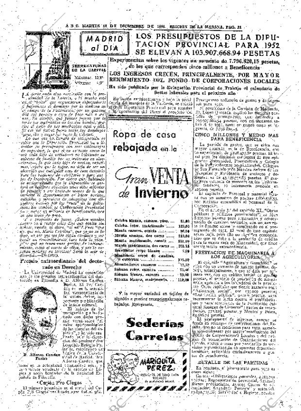ABC MADRID 18-12-1951 página 31