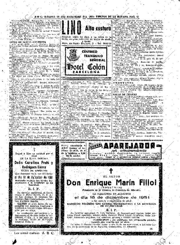 ABC MADRID 18-12-1951 página 43