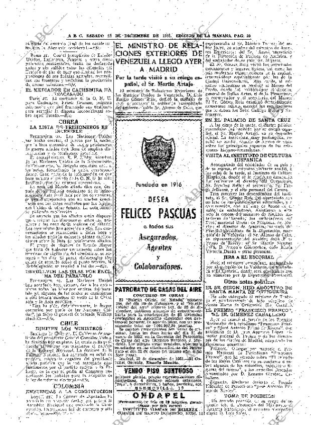 ABC MADRID 22-12-1951 página 30