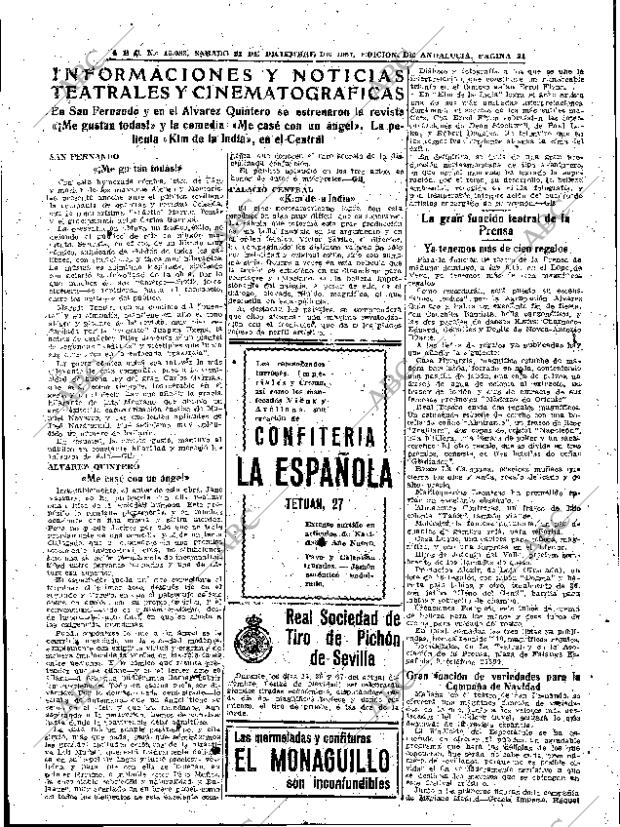 ABC SEVILLA 22-12-1951 página 21