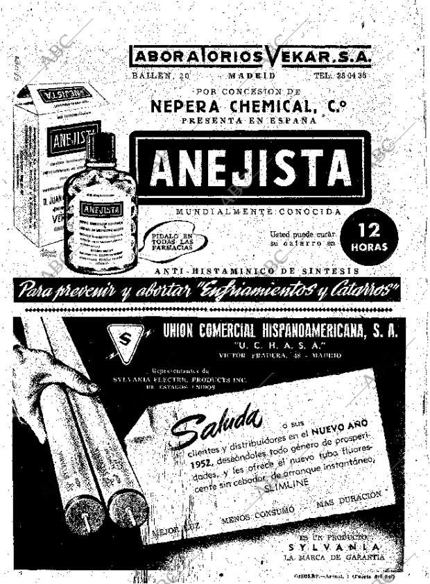 ABC MADRID 30-12-1951 página 12