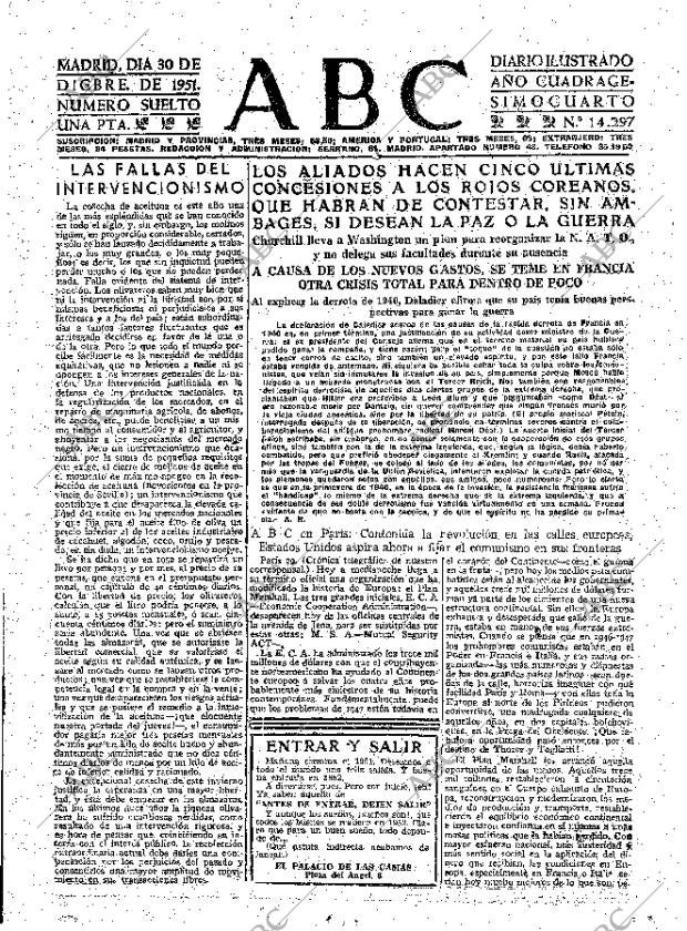 ABC MADRID 30-12-1951 página 33