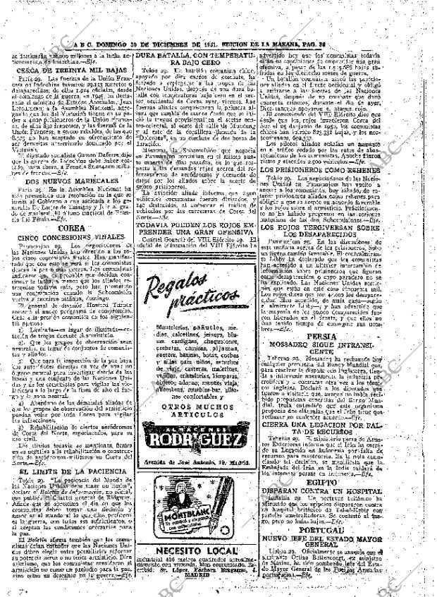 ABC MADRID 30-12-1951 página 36