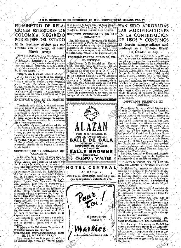 ABC MADRID 30-12-1951 página 37