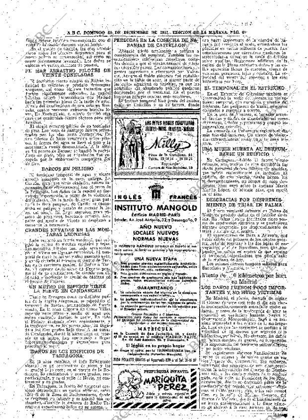 ABC MADRID 30-12-1951 página 41