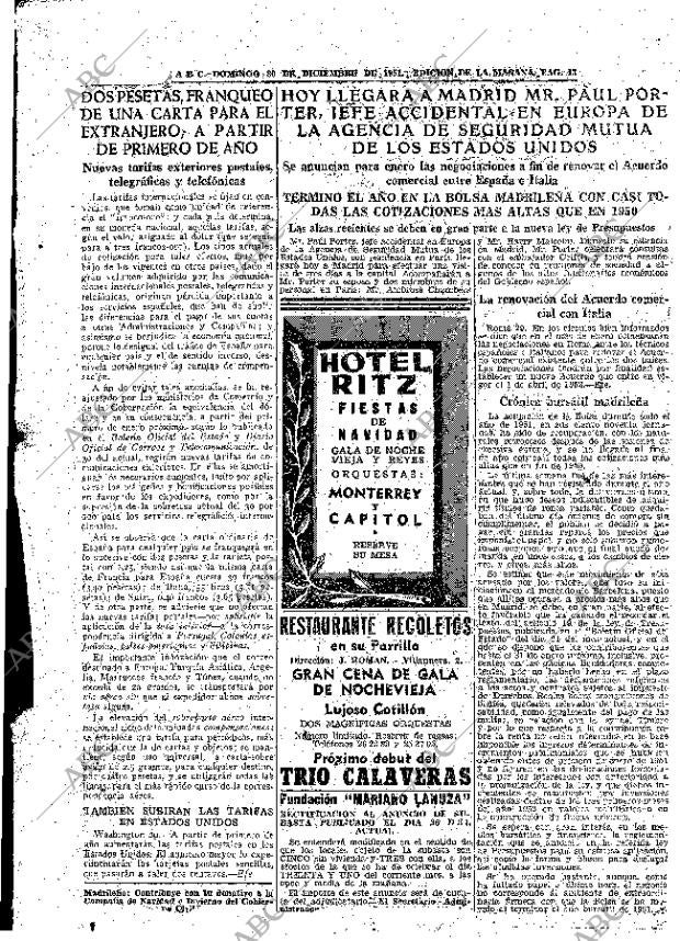 ABC MADRID 30-12-1951 página 43