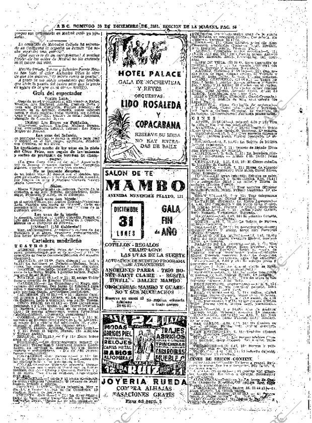 ABC MADRID 30-12-1951 página 54
