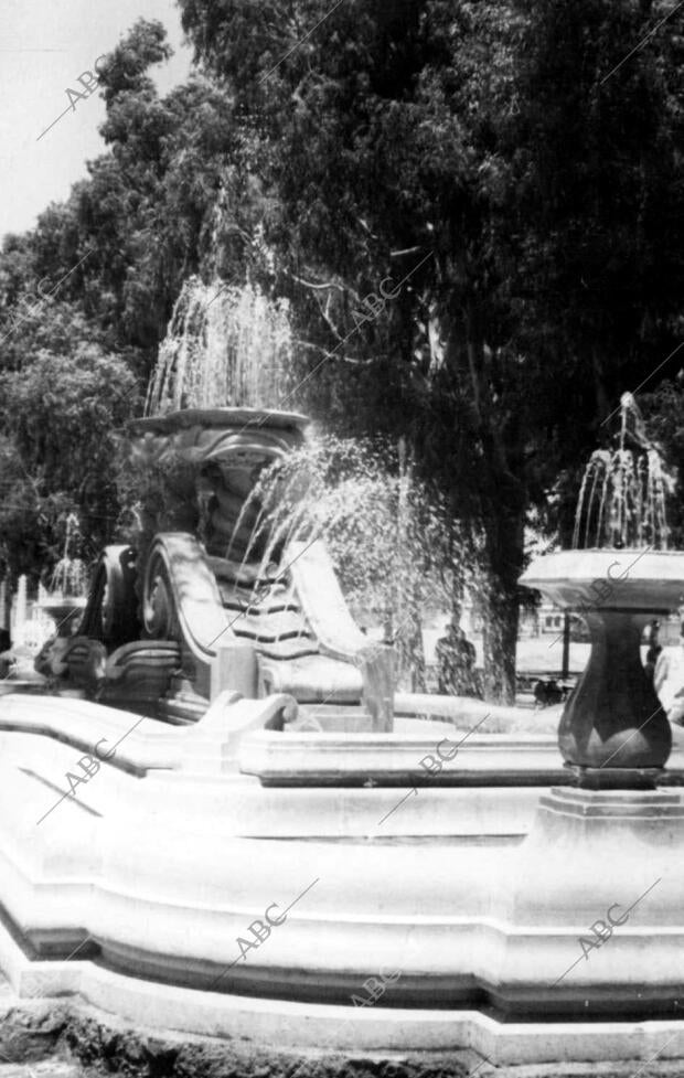 Fuente de una de las Plazas de Cartagena (Murcia)