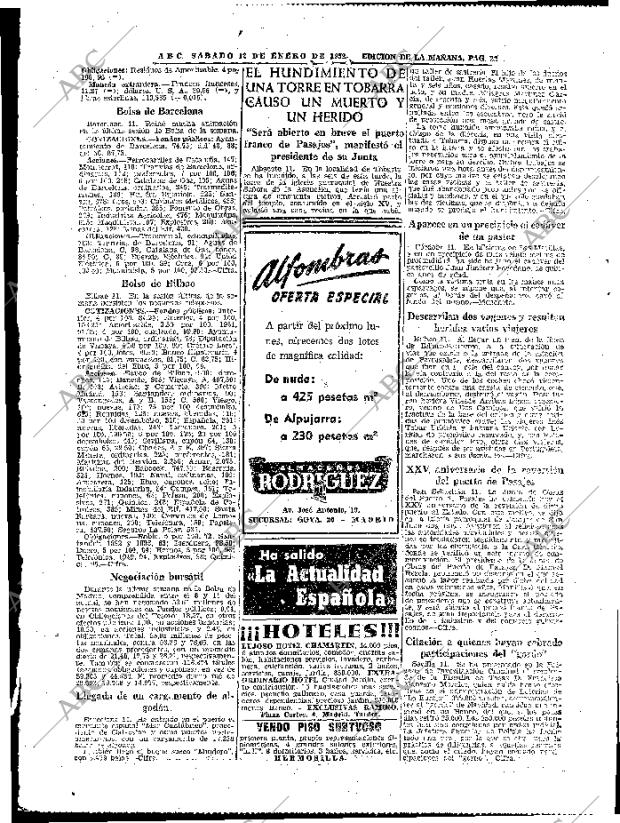 ABC MADRID 12-01-1952 página 22
