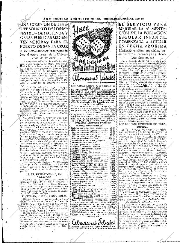 ABC MADRID 13-01-1952 página 14