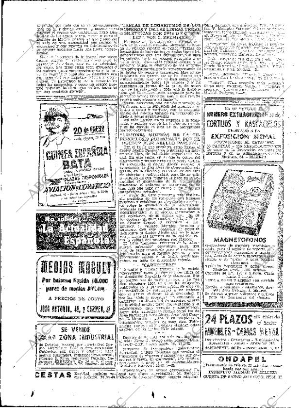 ABC MADRID 13-01-1952 página 8