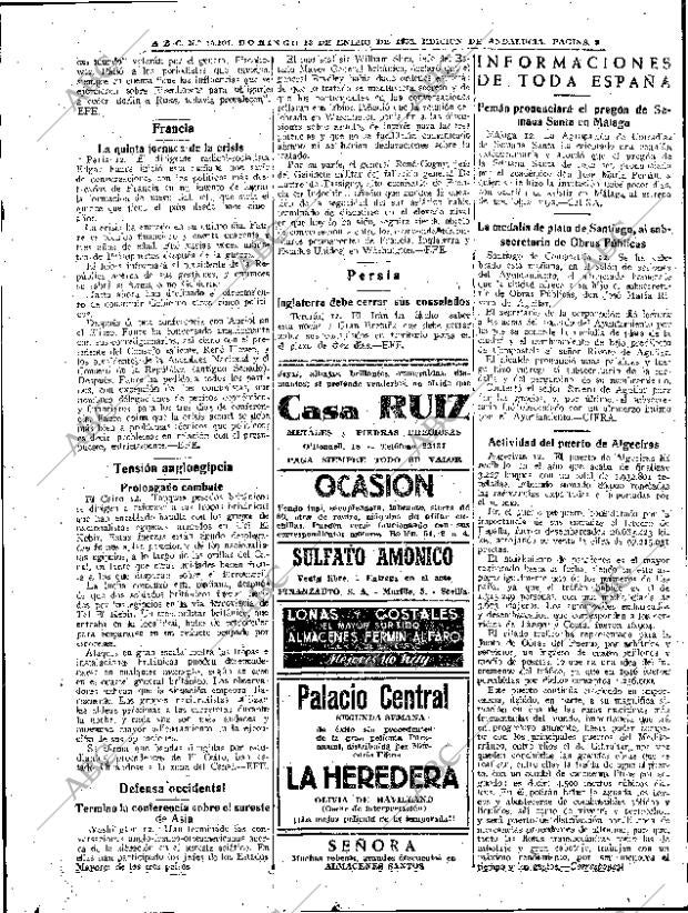 ABC SEVILLA 13-01-1952 página 9