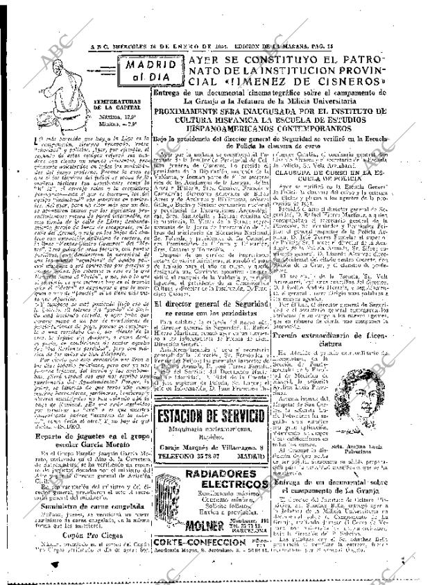 ABC MADRID 16-01-1952 página 15