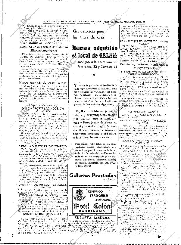 ABC MADRID 16-01-1952 página 16