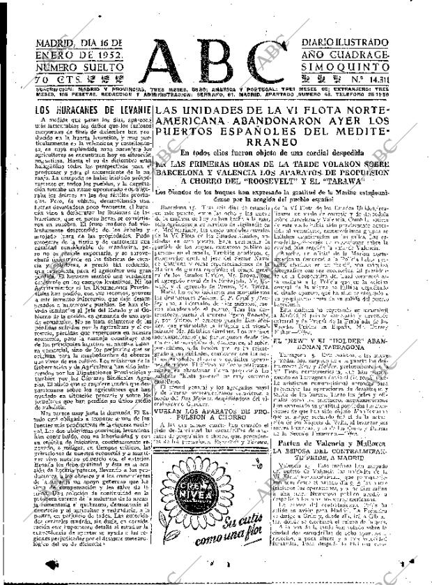 ABC MADRID 16-01-1952 página 7