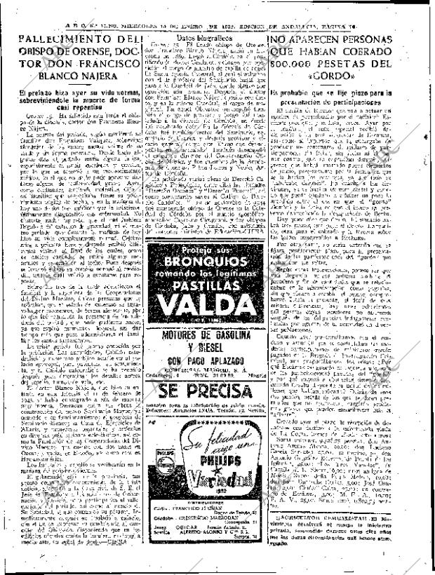 ABC SEVILLA 16-01-1952 página 16