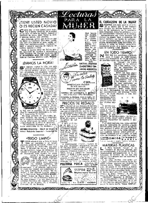 ABC MADRID 20-01-1952 página 8